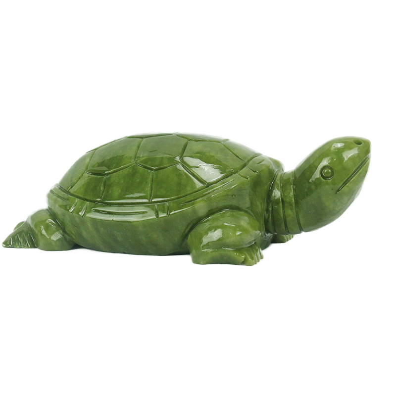 Aquarium Fish Farm - Natuurlijke Jade/schildpad Sculptuur/huisdecoratie/feng Shui Ornamenten/fish Tank