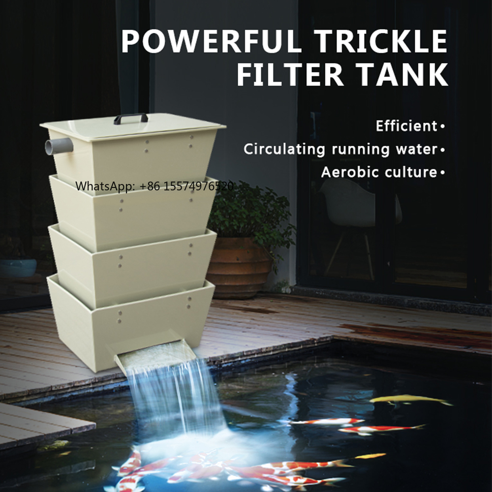 Aquarium Fish Koi - 2026-2640 Gal/h Tuinvijver Aquarium Watervalfilter 10m3/h