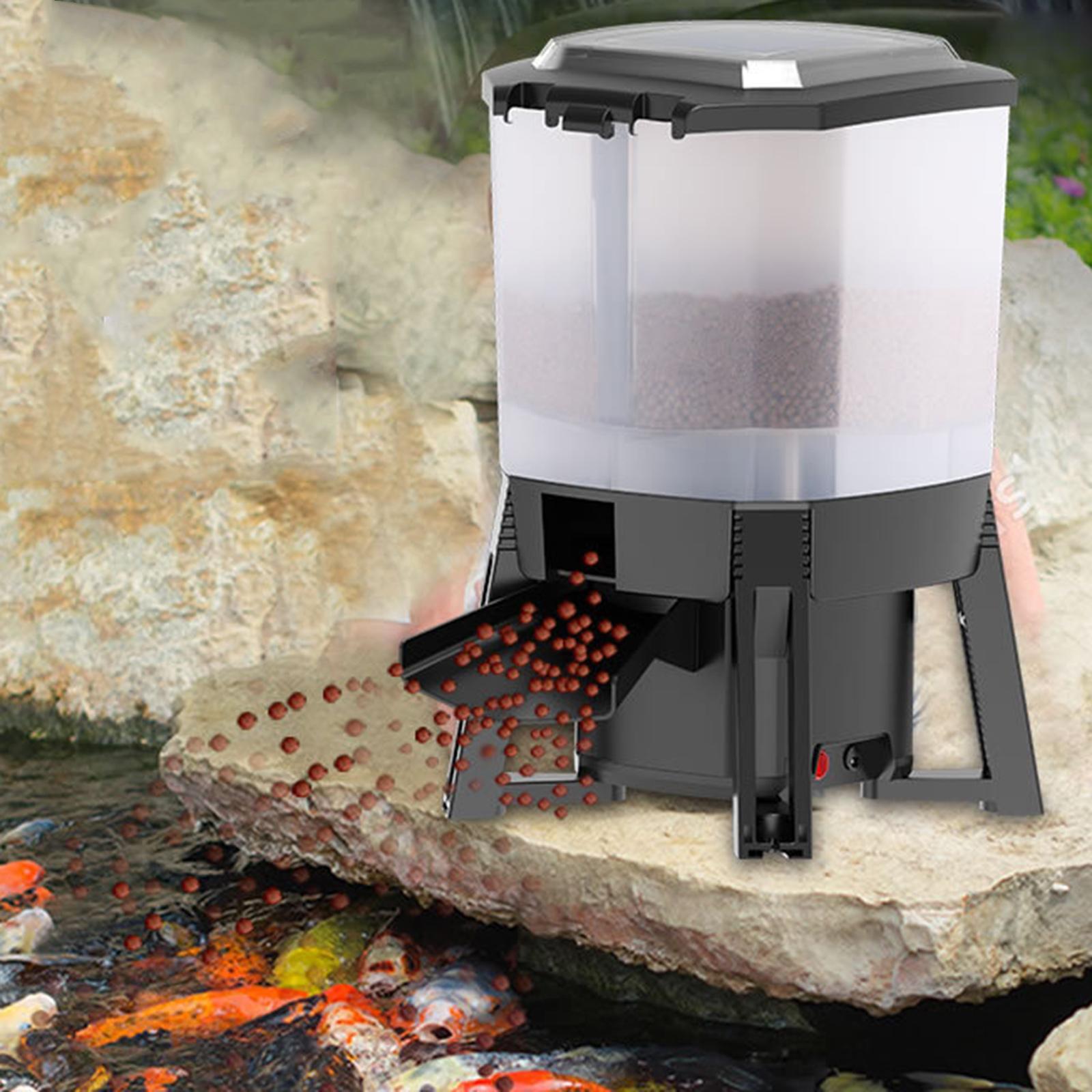 Aquarium Fish Koi - 6L Verstelbare Solar Automatische Aquarium Feeder