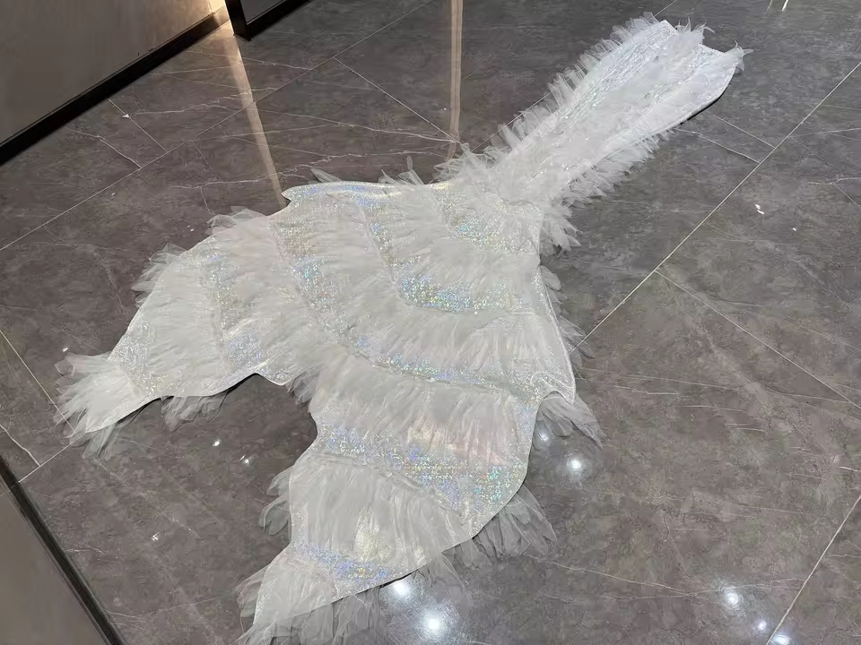 Aquarium Fish Angel - Originele Angel Hot Stamped zeemeerminstaart visvel
