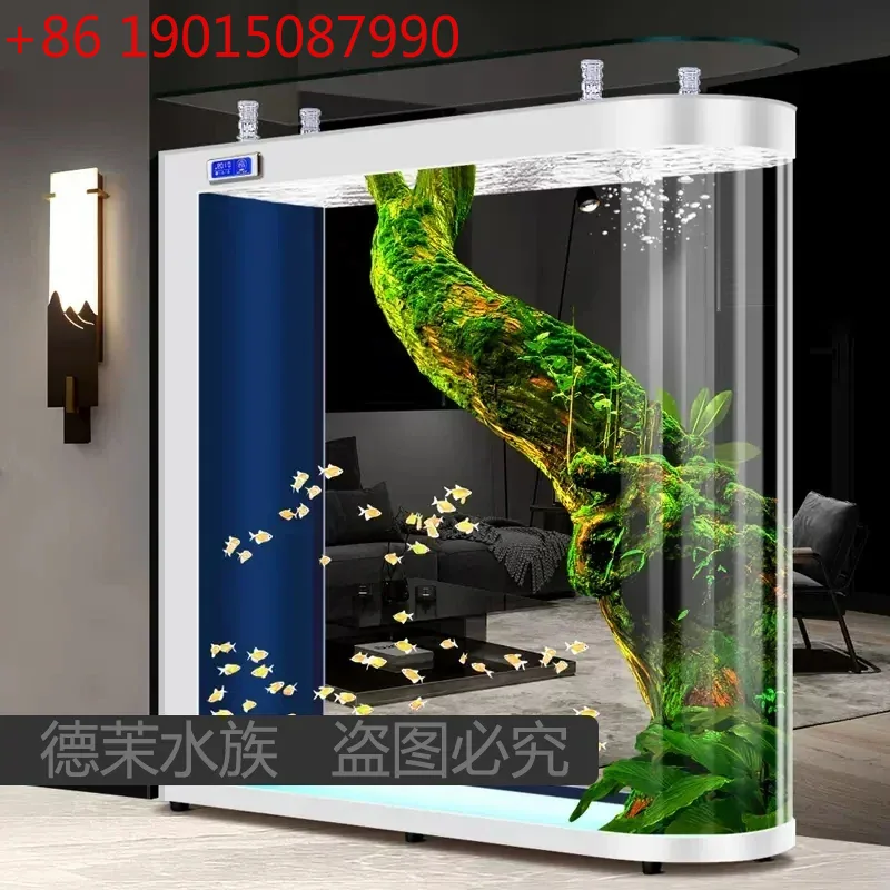 Aquarium Xl - Glazen aquarium van vloer tot plafond,