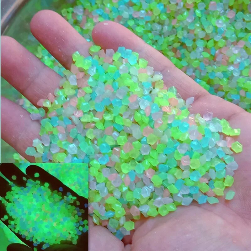 Aquarium Fish Farm - 1000 Stuks 3-5Mm Lichtgevende Zandgloed In