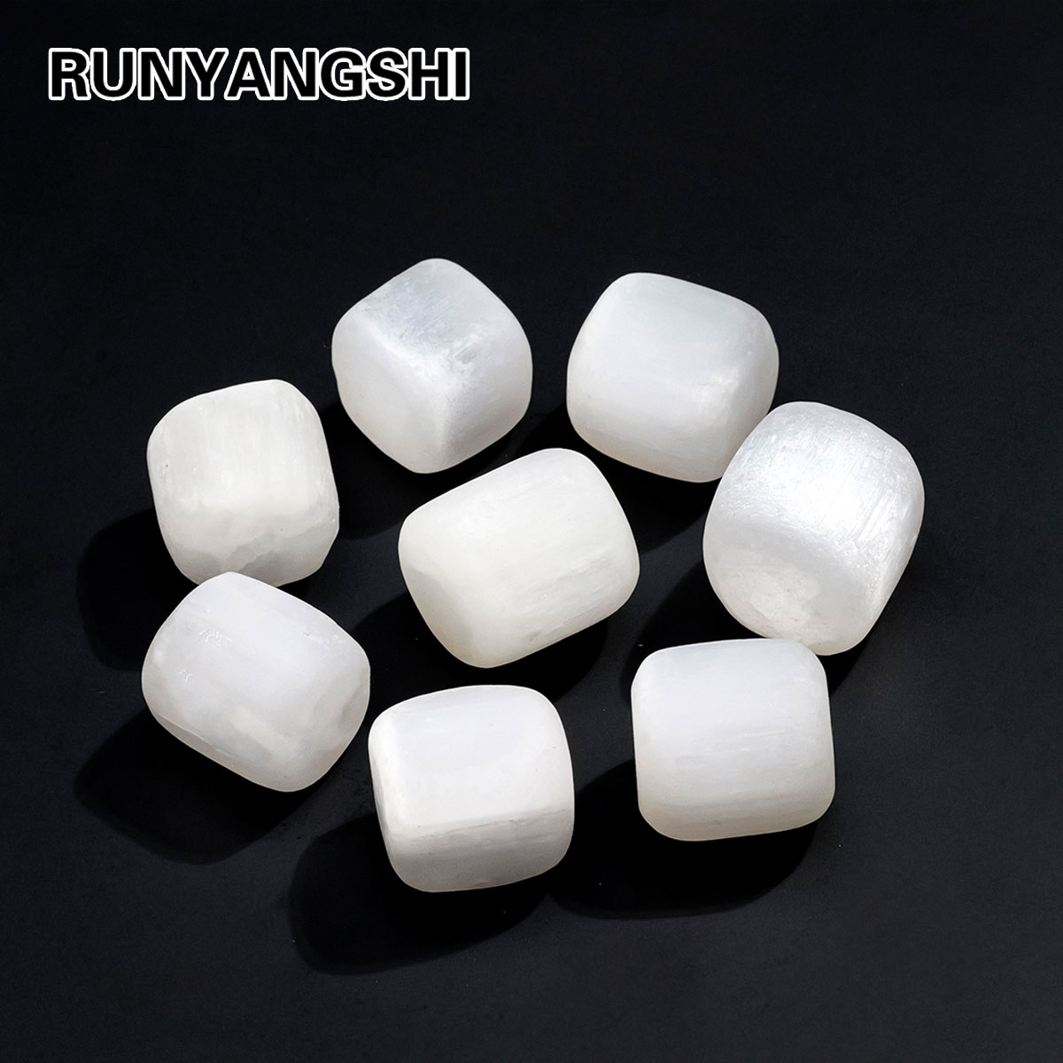 Aquarium Fish Farm - 1pc Natuurlijke Seleniet Rolling Stones Bulk