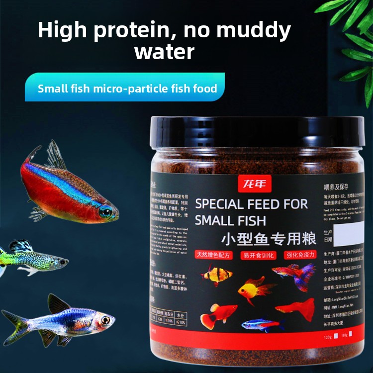 Aquarium Fish Danio - LONGNIAN tropisch visvoer - langzaam zinkende