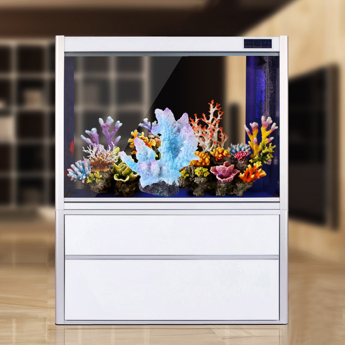 Aquarium Xl - Xl-S1718 Realistische Hars Koraal Aquariumdecoratie Veilig