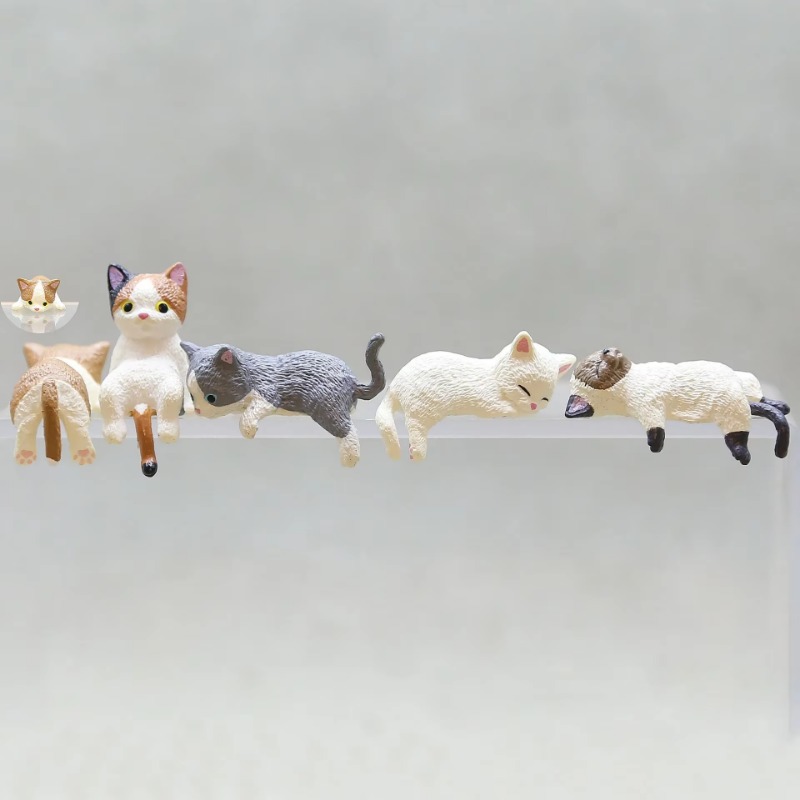 1Pc Leuke Cartoon Kat PVC Woon - Aquarium Fish Farm recensie en prijs