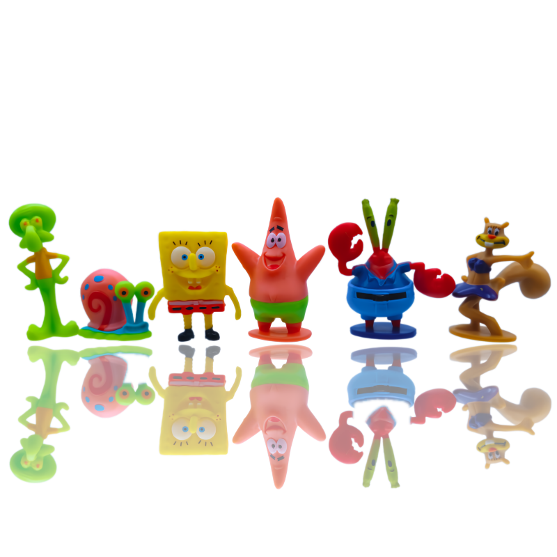6 stks SpongeBob Aquarium Deco - Aquarium Fish Farm recensie en prijs