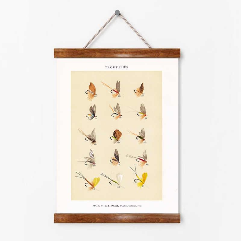 Vintage vliegvissen lokken pos - Aquarium Fish Poster recensie en prijs